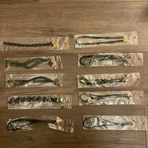 NWOT Black Choker 10 Necklace Bundle